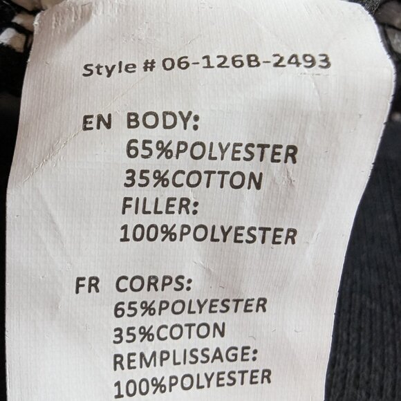 URBAN HERITAGE SWEATSHIRT QUILTED sweater Sz SMALL BLACK WHITE TRULY STUNNING ! - Picture 12 of 14